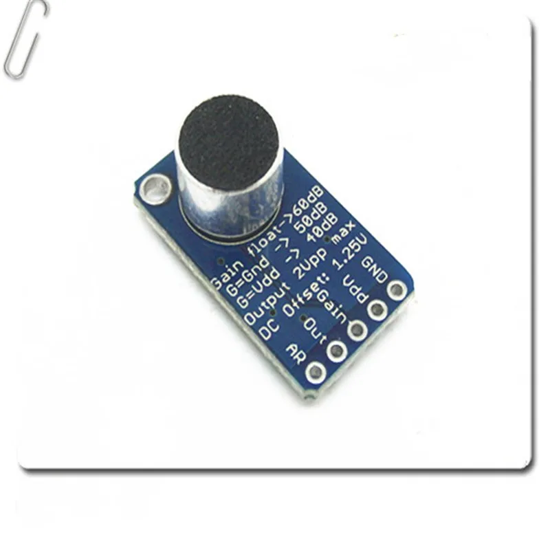 MAX9814 고성능 마이크 AGC 증폭기 모듈 CMA-4544PF-W