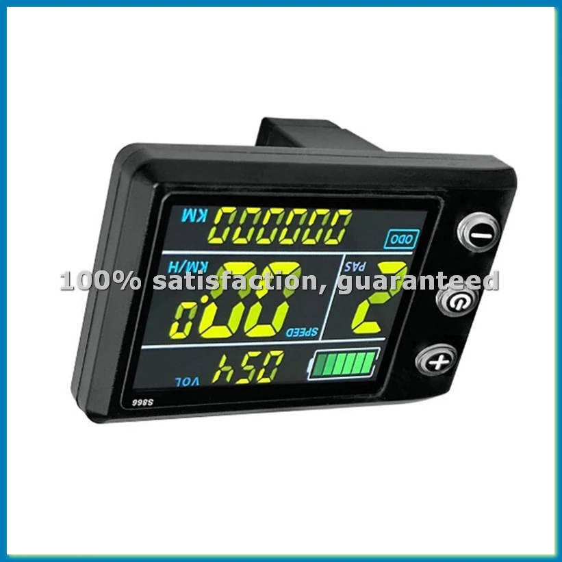 

Цветной ЖК-дисплей LCD-S866 для электровелосипеда, приборная панель 24В 36В 48В, модифицированный разъем SM для электровелосипеда