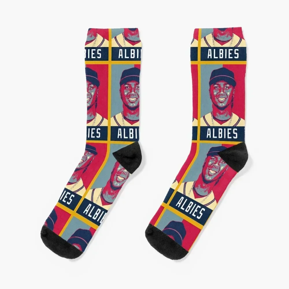 

Ozzie Albies Artwork Socks Climbing compression hockey new year Men's Socks Luxury Women's