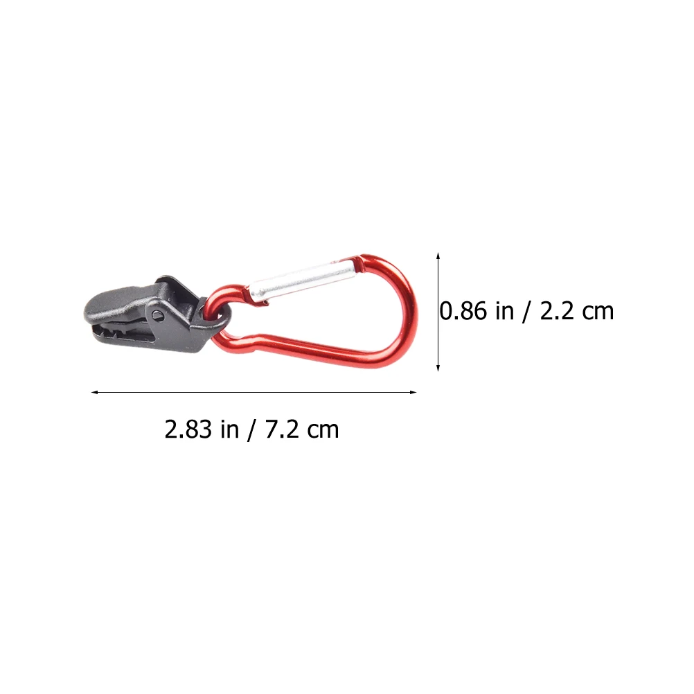 

10Pcs Heavy Duty Tent Clips Windproof Alligator Clamp for Camping Tarps Canvas Covers Secure Shade Sail Accessories