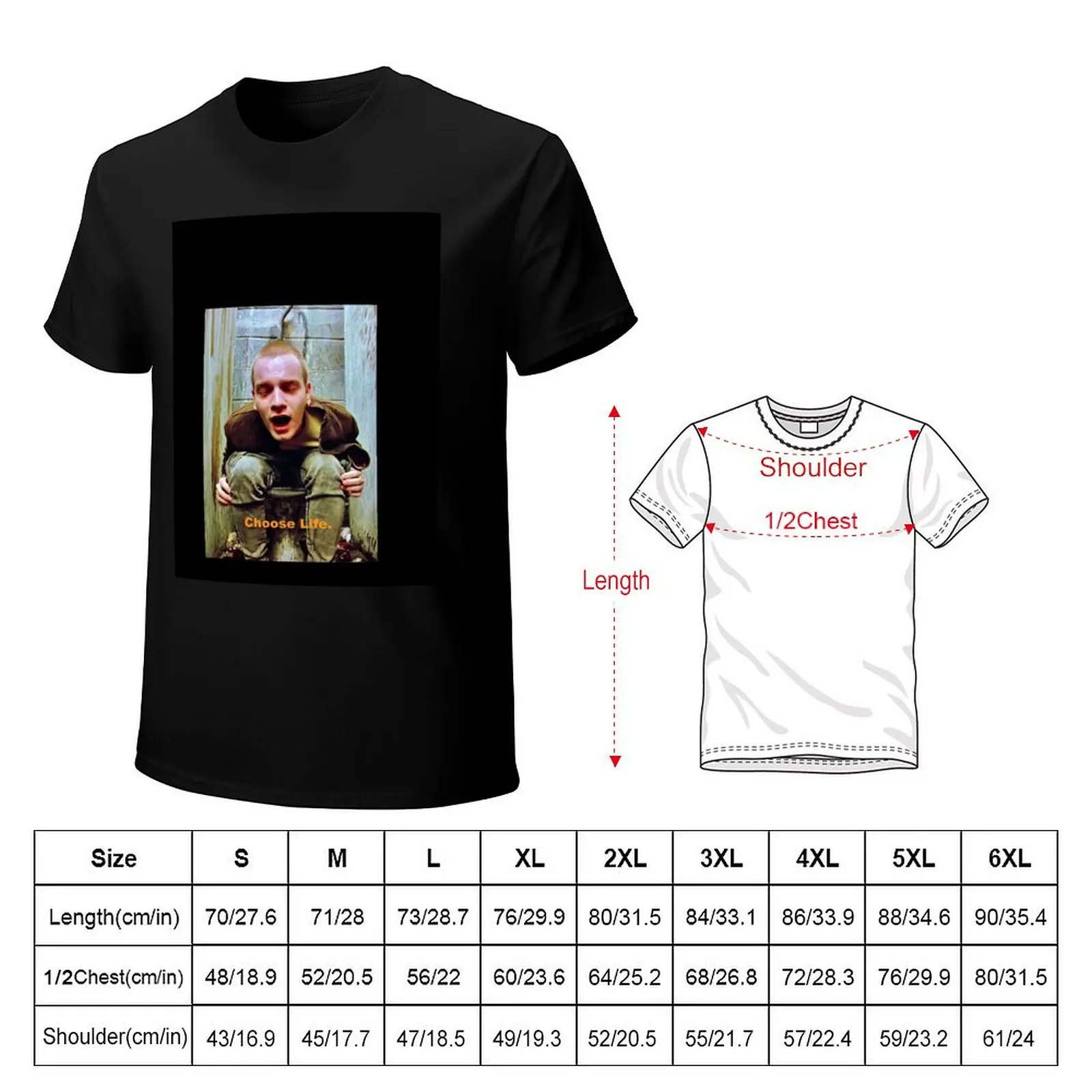 Trainspotting T-Shirt Work Outdoor Short Sleeve Tee