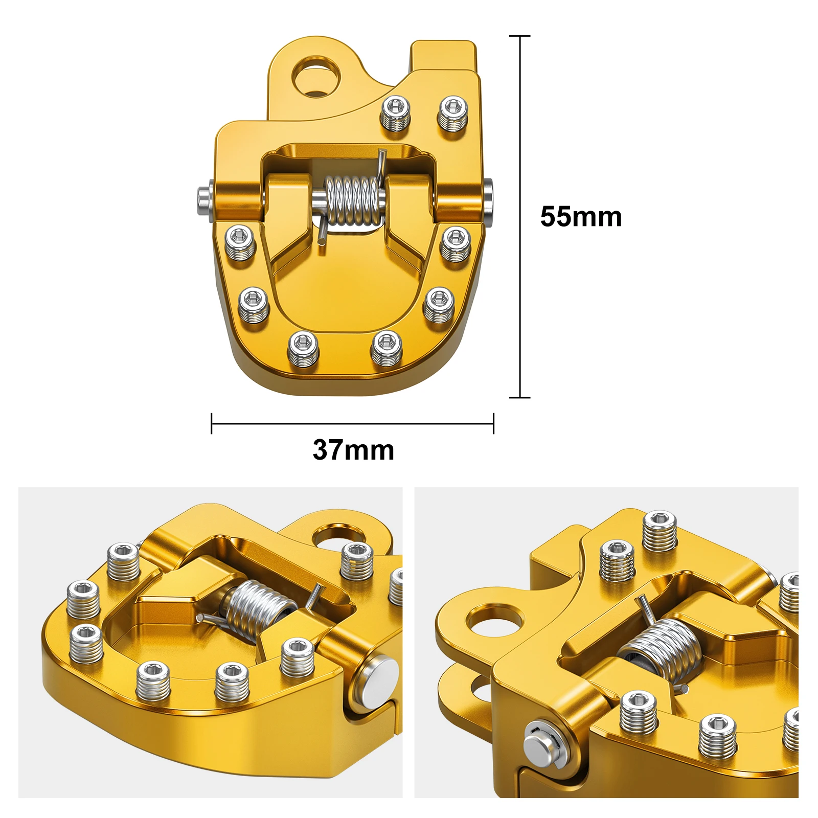 For Suzuki DRZ400 E S SM DRZ400E DRZ400S DRZ400SM DRZ 400E 400S 400SM 400 SM 2000-2024 Folding Brake Pedal Tip Extension Plate