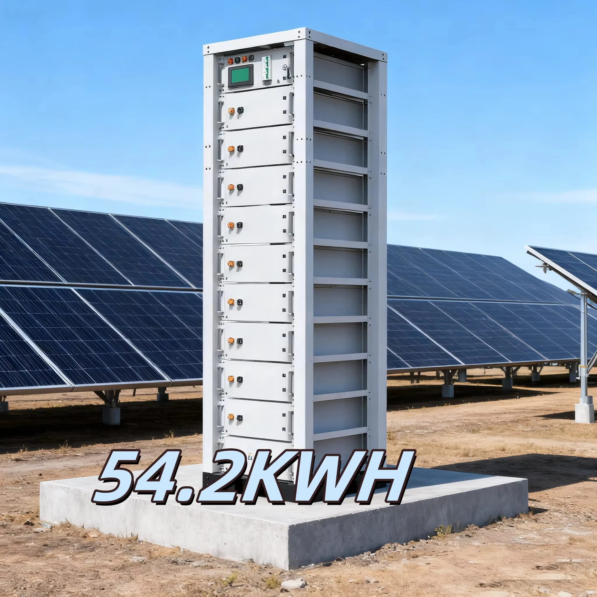 Proposta standard Bluesun 30kw 50kw Sistema di energia solare con batterie agli ioni di litio 100ah 280ah per accumulo di energia