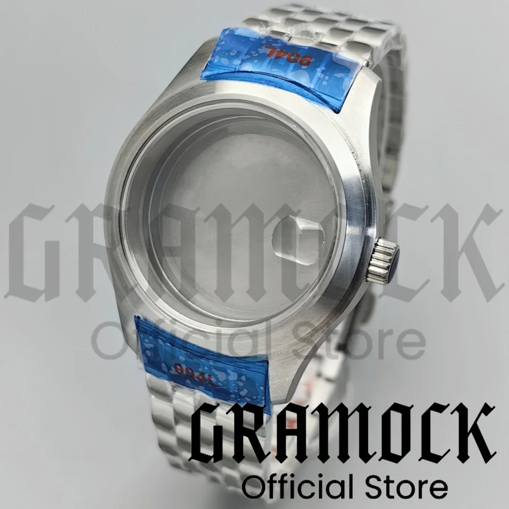 

Gramock New 36/39mm Stainless Steel Pilot Watch Case With Sapphire Glass Fit For NH34/35/36 ETA2824 PT5000 Miyota9015 Movement