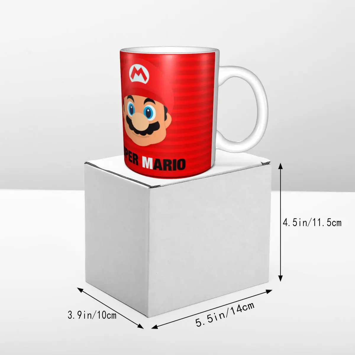 Canecas de café Super Marios Merch Kawaii Videogames Xícaras de chá Presentes