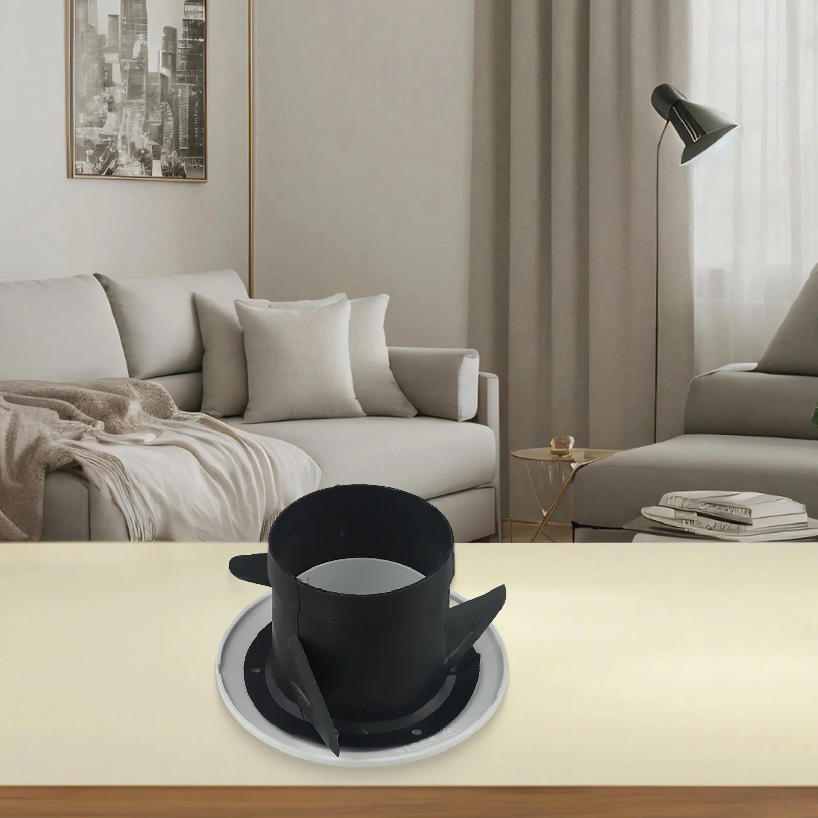 100mm Wall Vent Cover Interior Vent Adjustable Air Volume Easy Adjustment Effortless Cleaning Optimal Functionality For Ceilings