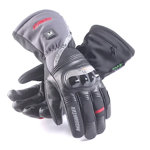 

2021NEW Winter Warm Motorcycle Gloves 100% Waterproof Windproof Heated Motorcycle Gloves with Battery