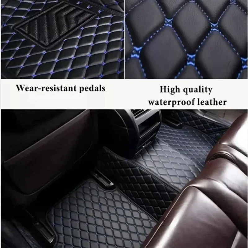 Custom Car Floor Mats For Geely Emgrand EC7 2008-2023-2024 Automotive All Weather Carpet Rugs Accessories Interior Waterproof