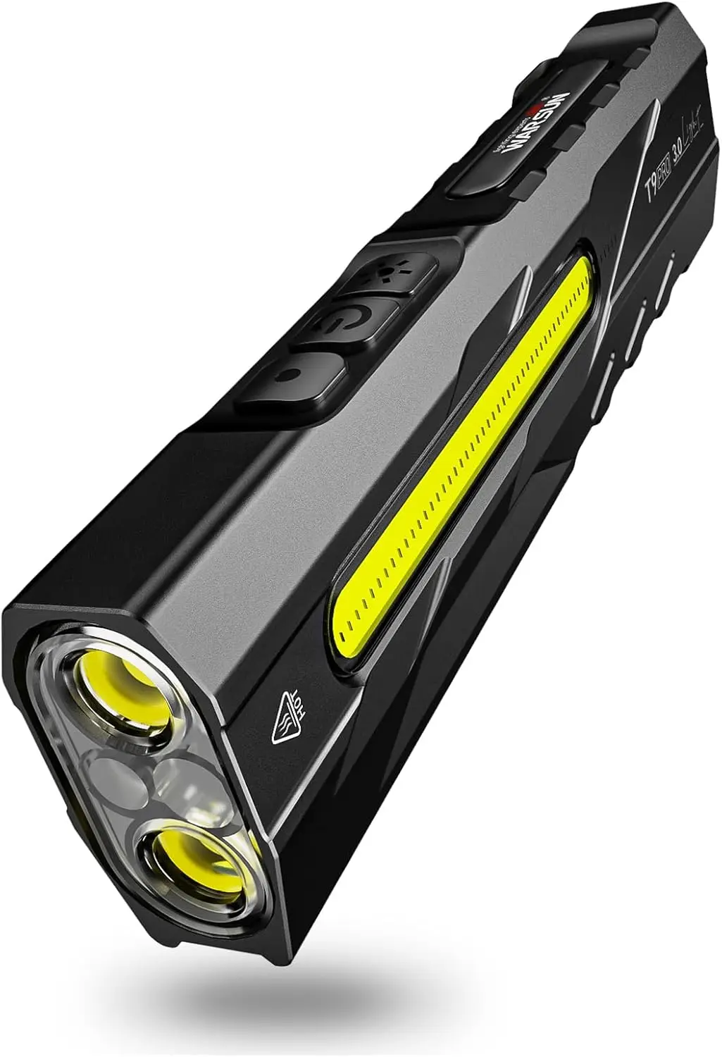 

Фонарь T9 PRO EDC – перезаряжаемый светодиодный фонарь мощностью 1500 люмен с магнитным основанием и карманным зажимом, компактный рабочий фонарь для