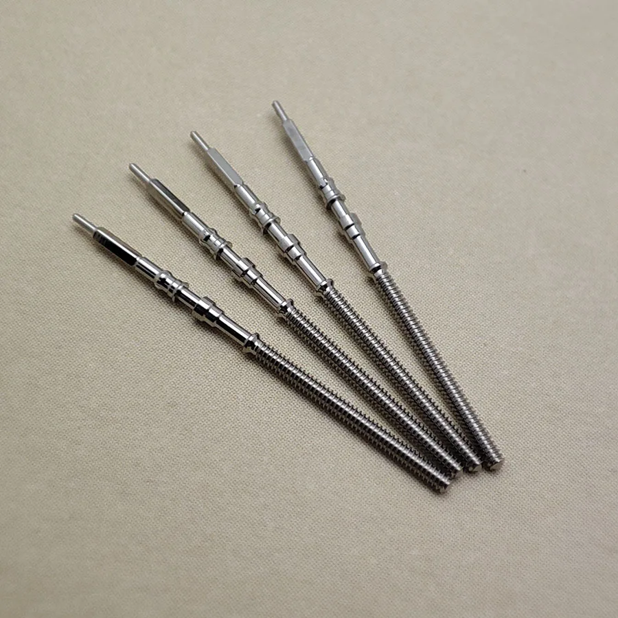 Original Watch Steel Stem Crown Kit, peça sobresselente Movimento, acessório de substituição, NH35, NH36, NH38, NH39