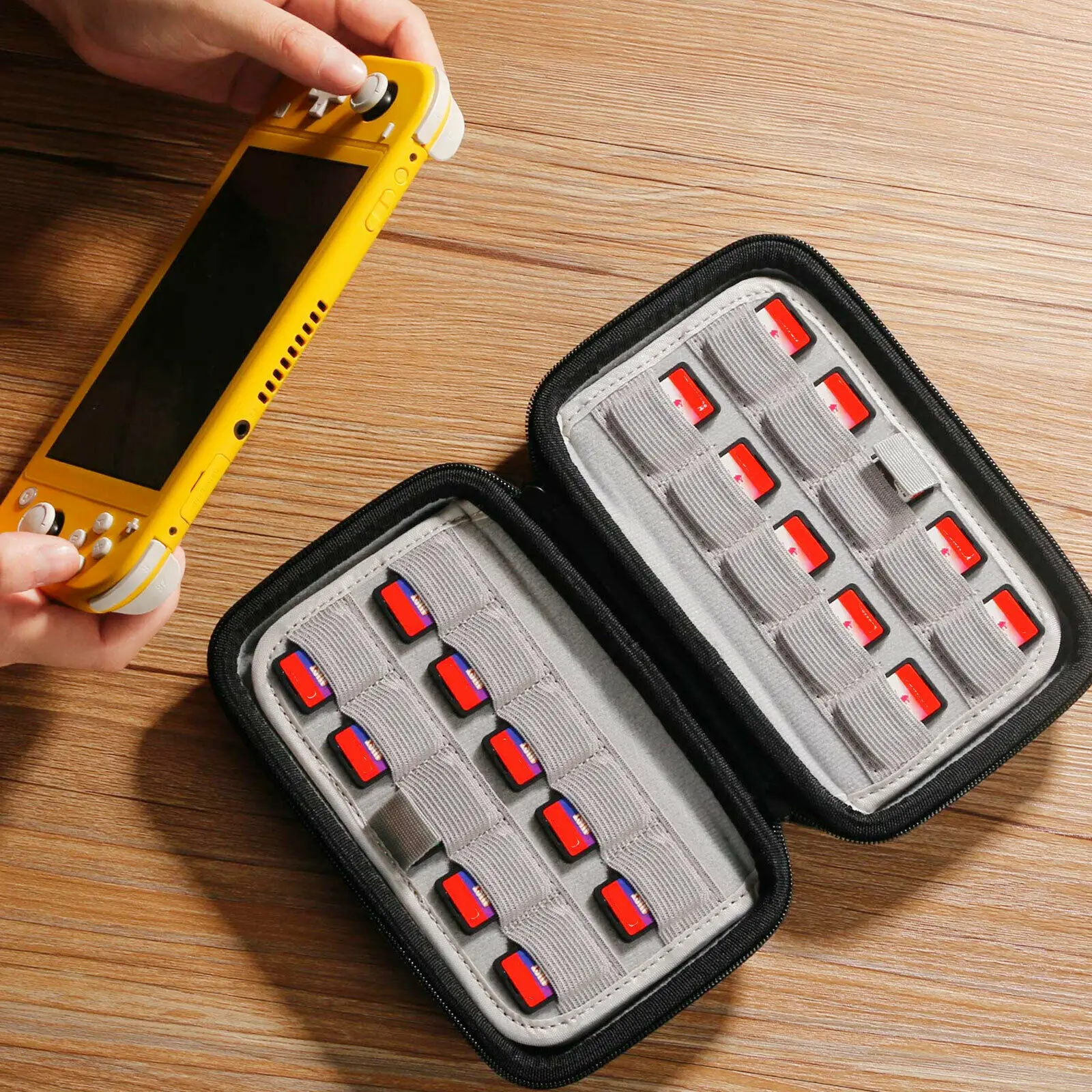 80 Game Case Memory Card Holder Storage Bag Carrying Pouch Organizer for Nintendo Switch/Vita /SD Card Cartridge