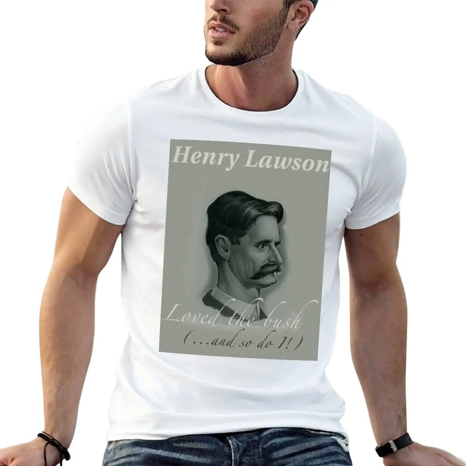 New Henry Lawson Loves the Bush T-Shirt korean fashion funny t shirts plus size tops mens tall t shirts