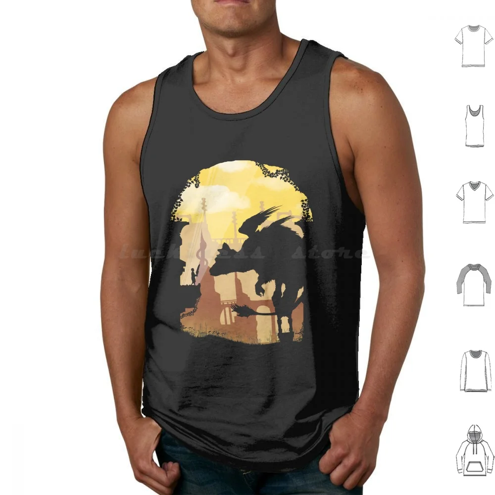 

Майки The Guardian, жилет без рукавов Thelastguardian Guardian Game Boy Monster Nerd Nature Animal Minimalist