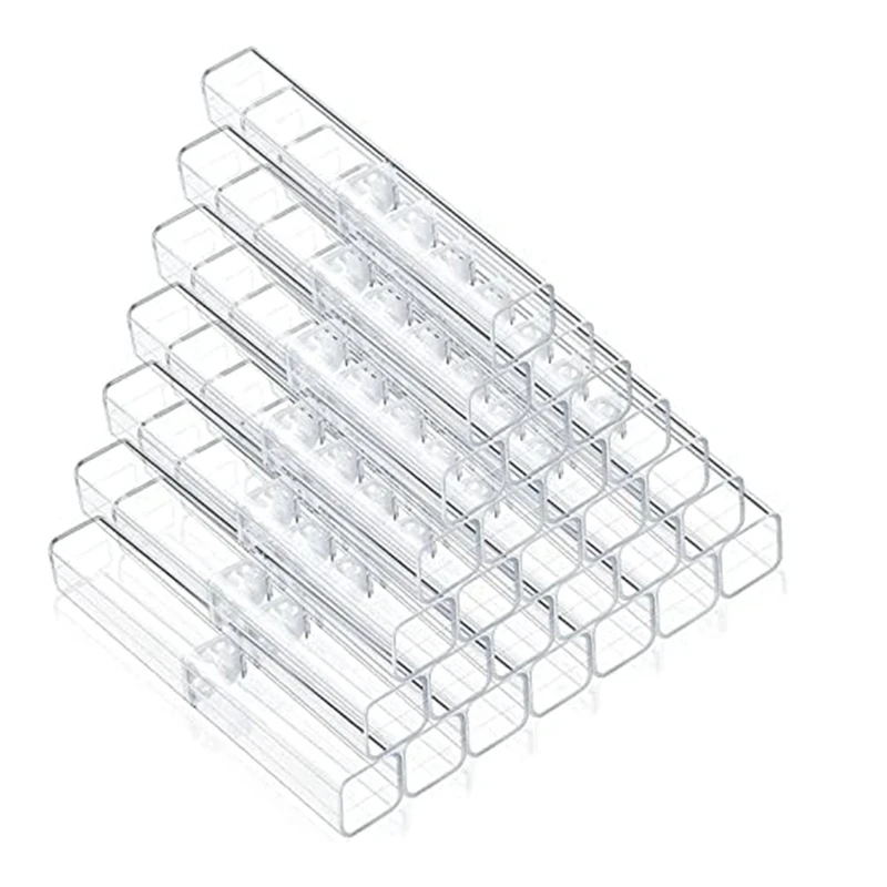 40 Piece Gift Empty Pencil Boxes Plastic Pen Storage Transparent Plastic Pencil Boxes