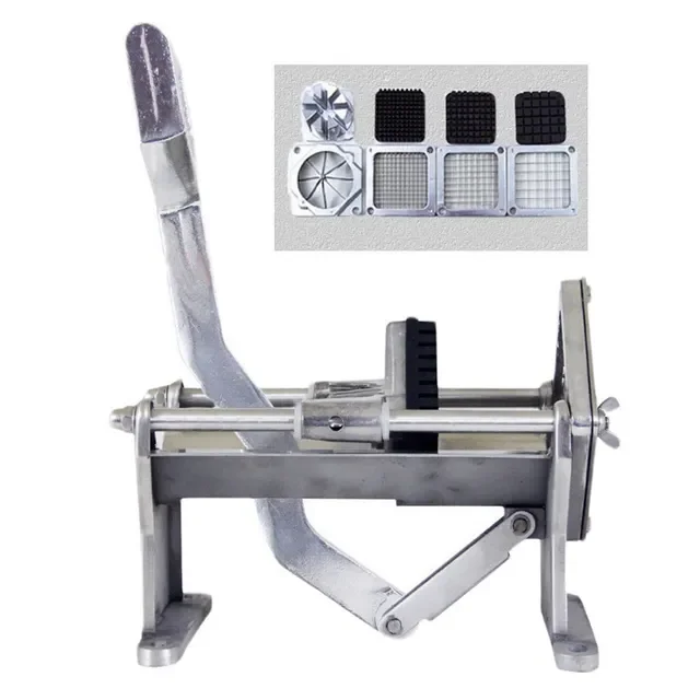 New Wall-Mounted Manual Potato Cutter French Fry Cutting Gear for Home Use Retail and Hotel Industries