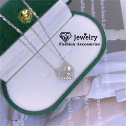 CC Small Heart Pendants For Women No Chain Cubic Zirconia Lover Stone Wedding Jewelry Necklace Pendant CCN262