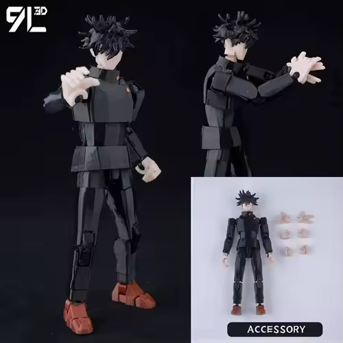 9L3D Printed Anime Jujutsu Kaisen Sukuna Yuji Yuta Satoru Gojo Lucky Dummy 13 Movable Shapeshift Action Figures Mannequin Toys - Image 26