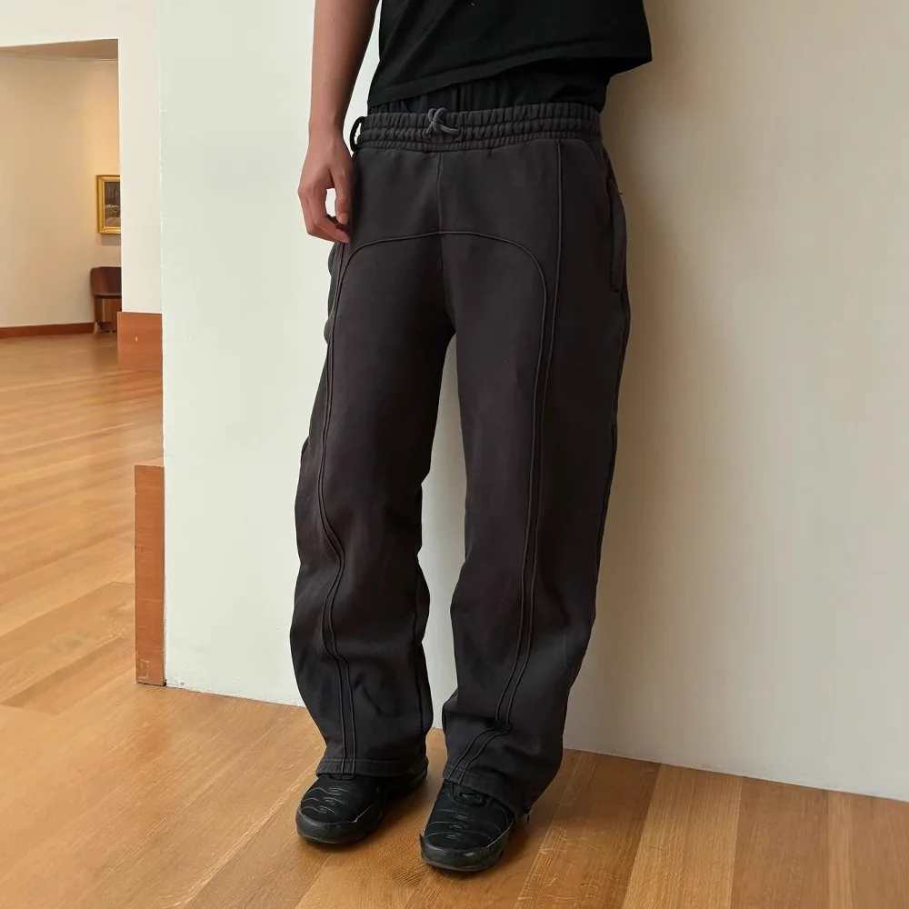

Men's New Style European and American Spring and Autumn Fashion Classic Daily Comfortable Sports Street Guard Pants Solid Color