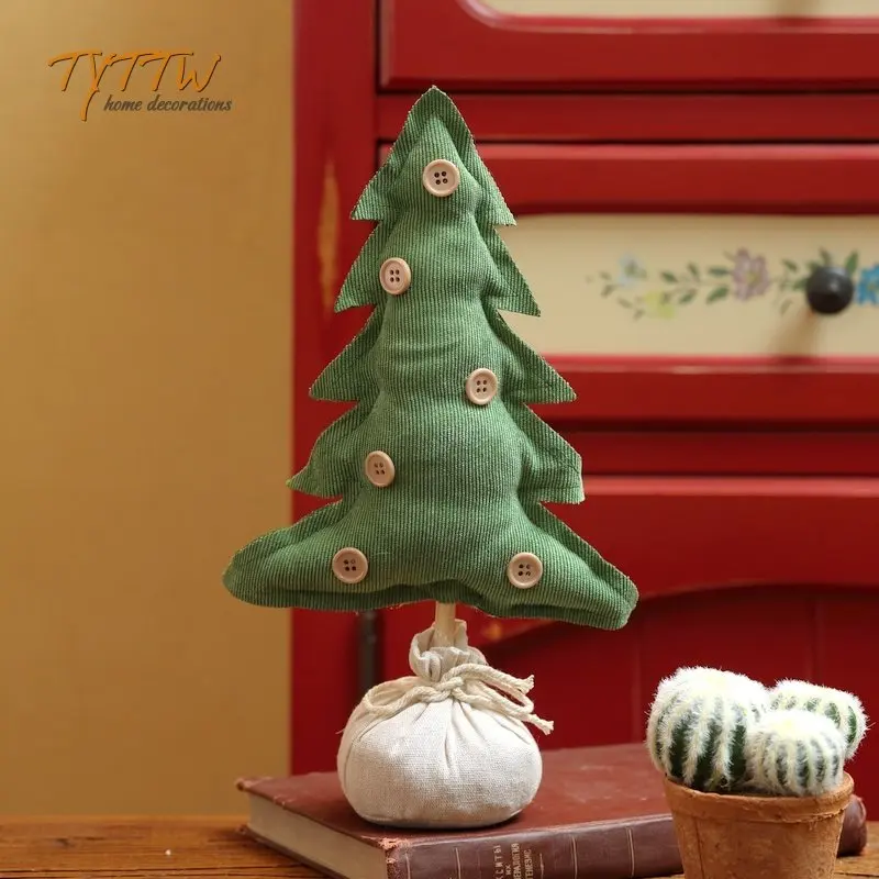 

Мистический лесной декор из ткани, причудливое украшение для витрины, зеленый акцент для домашнего декора и сказочный подарок