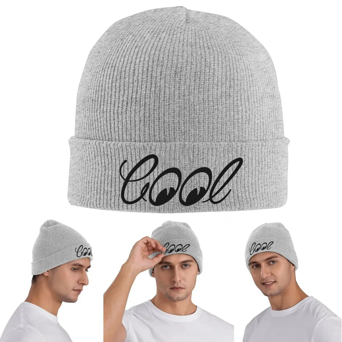 Moon Eyes Famous Hot Rod Logo Warm Knitted Cap Winter Knit Bonnet Hat Skullies Beanies Hip Hop Caps For Unisex
