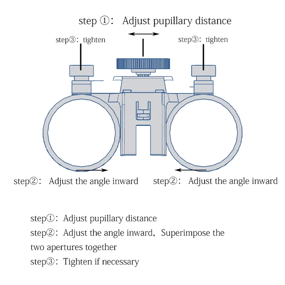 2.5X 3.5X 5X 6X Dental Loupe Magnification Binocular Surgical Magnifier with Headlight LED Light Dentist Medical Loupes