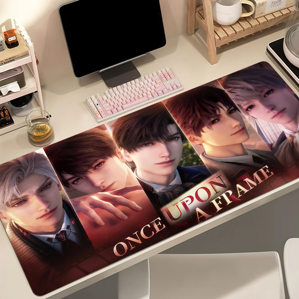 Game Love And Deepspace Mouse Pad Large Non-slip Lockedge Desktop Computer Desk Mat Keyboard Writing MousePad Office Student