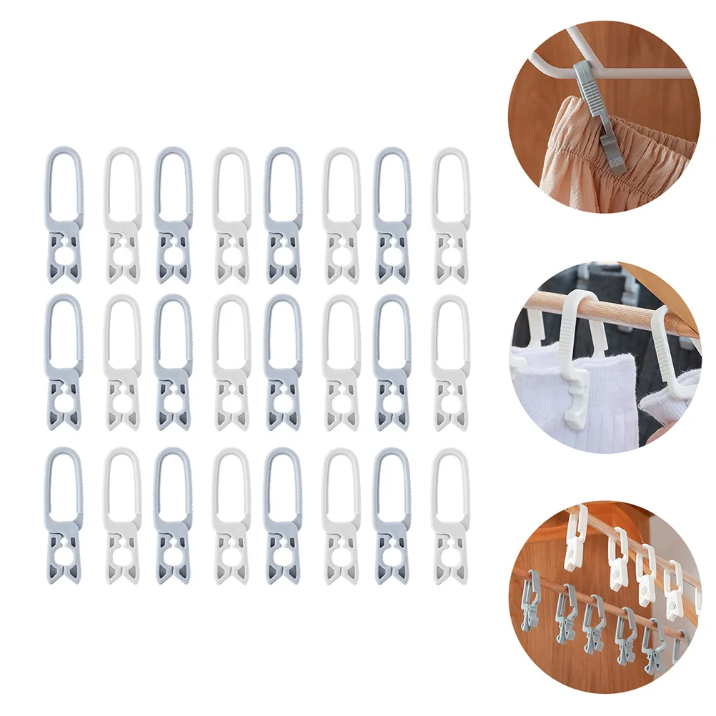 

24pcs Mini Plastic Clothes Clips Towel Hanger For Beach Blanket Socks Scarves Clothing Laundry Hanging Sturdy Coat