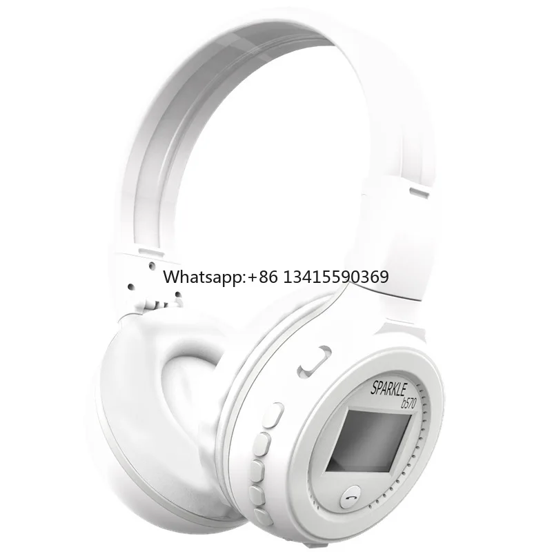 

Оригинальная складная гарнитура Zealot B570, накладные наушники Hi-Fi, стерео бас, ЖК-экран, карта Mp3 с микрофоном