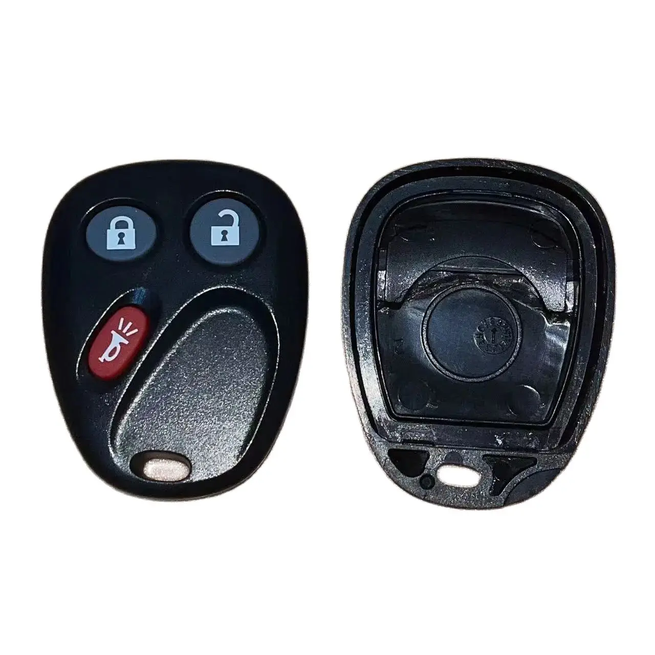 For Chevrolet For Chevy For Silverado Tahoe Suburban For GMC Remote Key Fob Shell Case Replacement 3 Buttons LHJ011 2003-2006