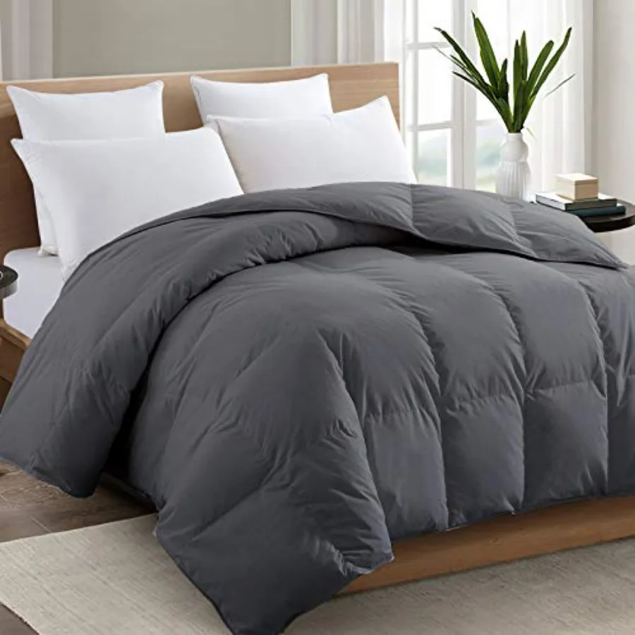 Premium 2100 Series All Season Breathable Soft 4D Spiral Fiber Quilted Down Alternative Duvet Insert with Corner Tabs Luxury Ho