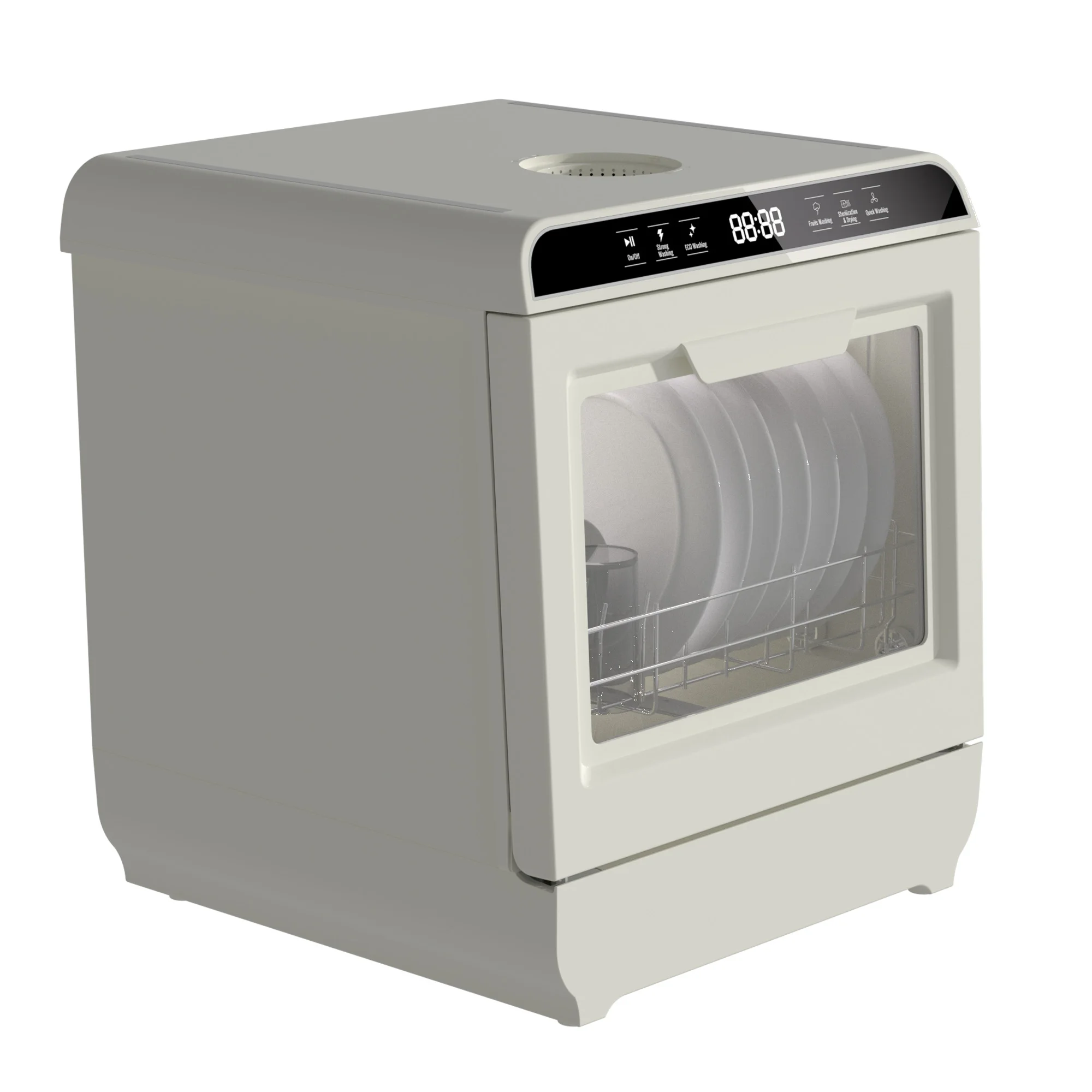 

Portable Table Top Dishwasher for Kitchen Intelligent Electric Dish Washer for Household Hotel and RV Factory OEM