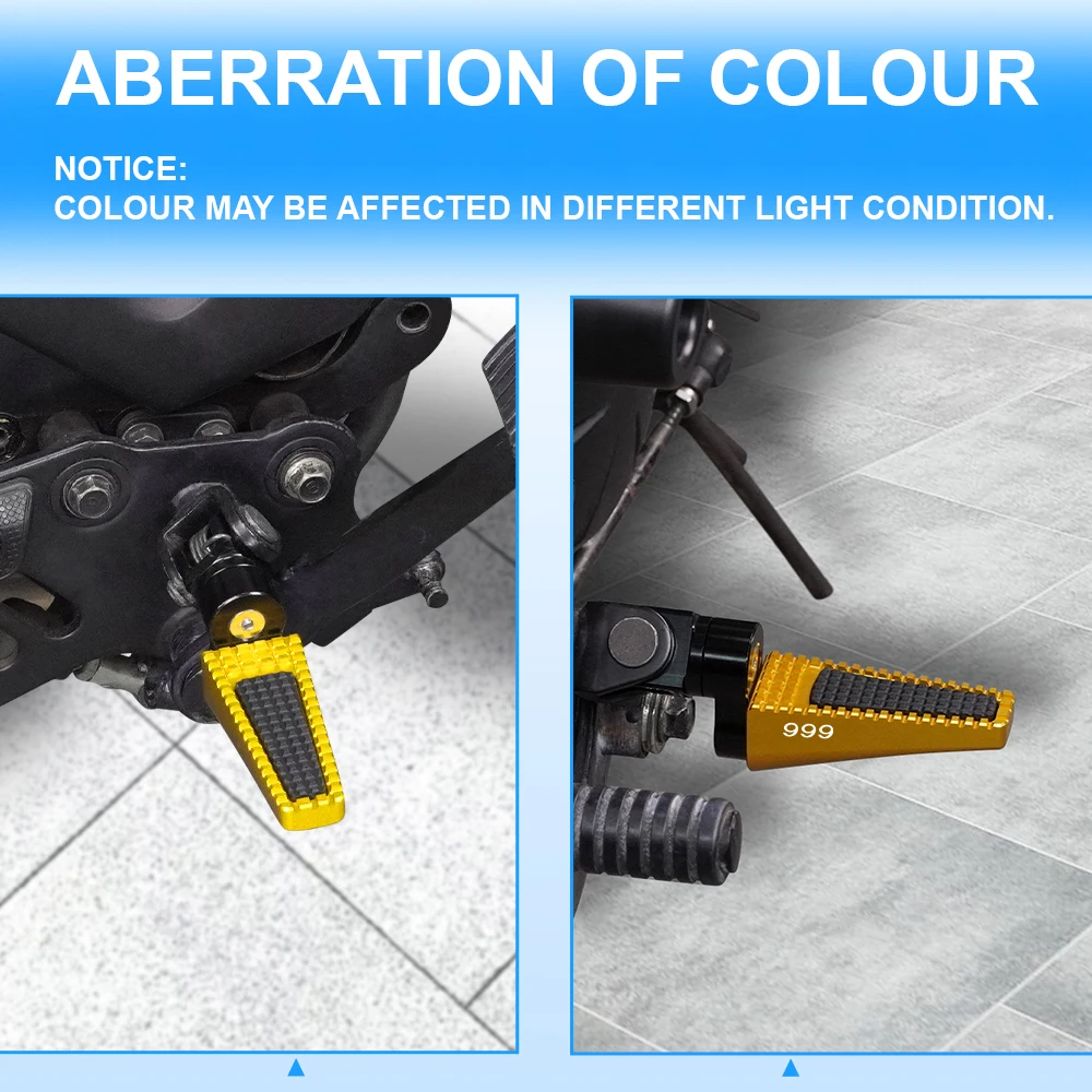 Rotatable Footrests Pedal For Ducati 999 / R  / Monoposto 2004 Motorcycle Adjustable Front and Rear Foot Pegs Footrests Pedal