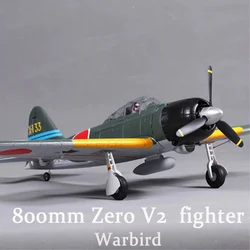 Fms 800mm Zero A6m3 V2 Wwii Fighter Remote Control Aircraft Mini Battle Bird Epo Foam Model Aircraft Avion Rc Toy