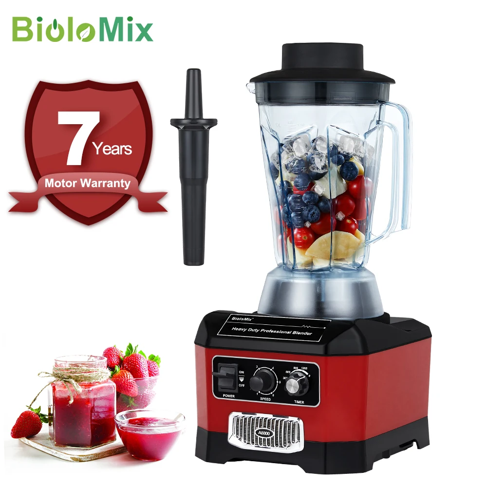 

【7 Years Warranty】BPA Free Heavy Duty 2200W Professional Commercial Bar Blender Food Mixer Juicer Ice Crusher Smoothie Maker