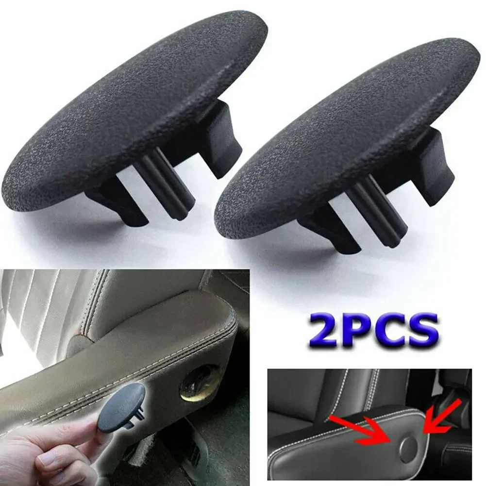 2Pack Rear Arm Rest Cover Cap Plastic Black For Chevy Tahoe Suburban Cadillac Escalade New Auto Interior Parts