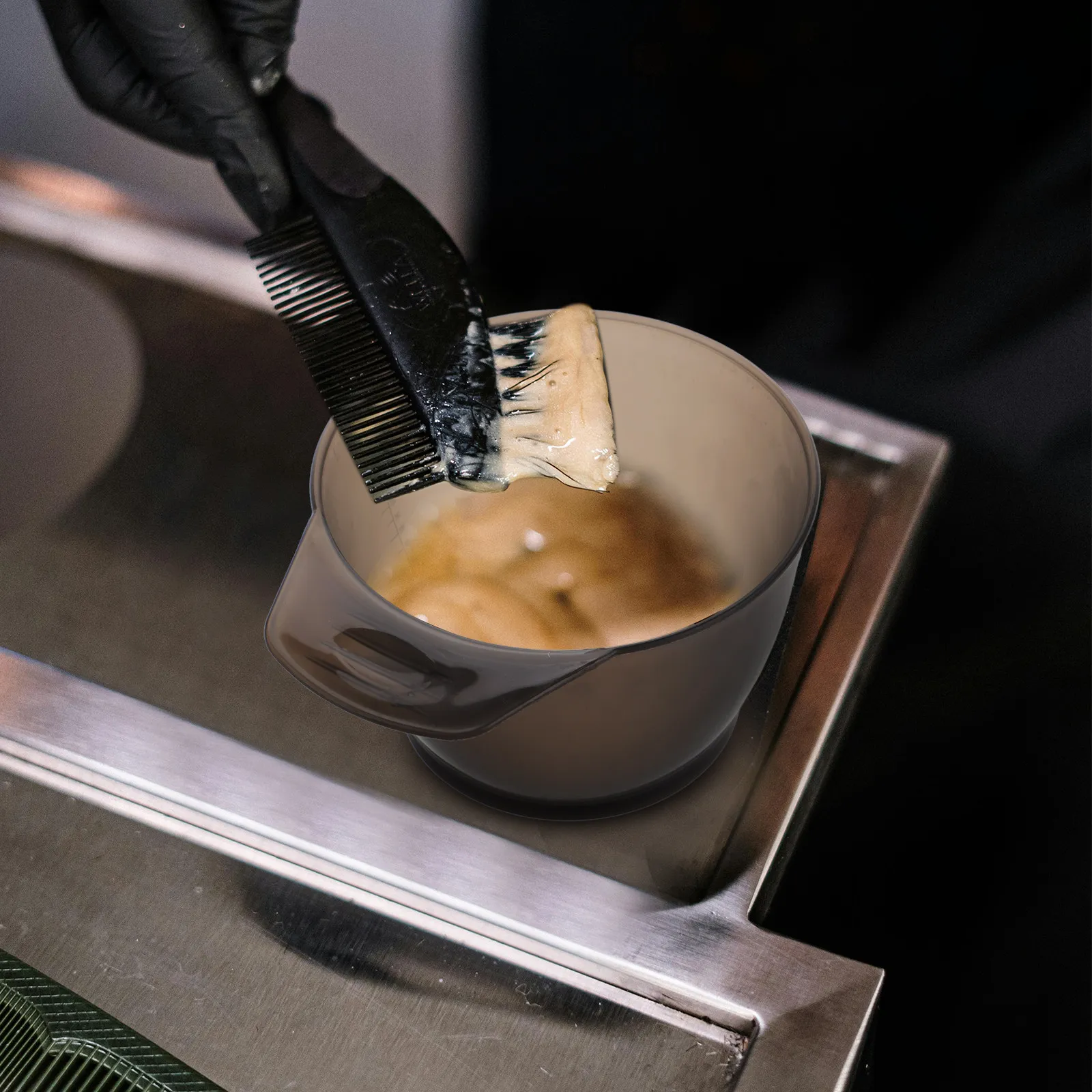 3Pcs Hair Dye Bowls Plastic Hair Coloring Mixing Bowls for Salon Home Use Professional Dyeing Tools Color Mixing Bowl