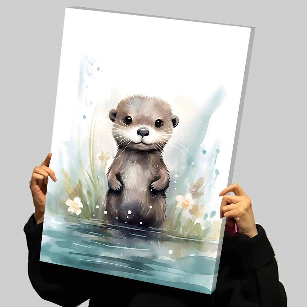Otter Watercolor Pr…