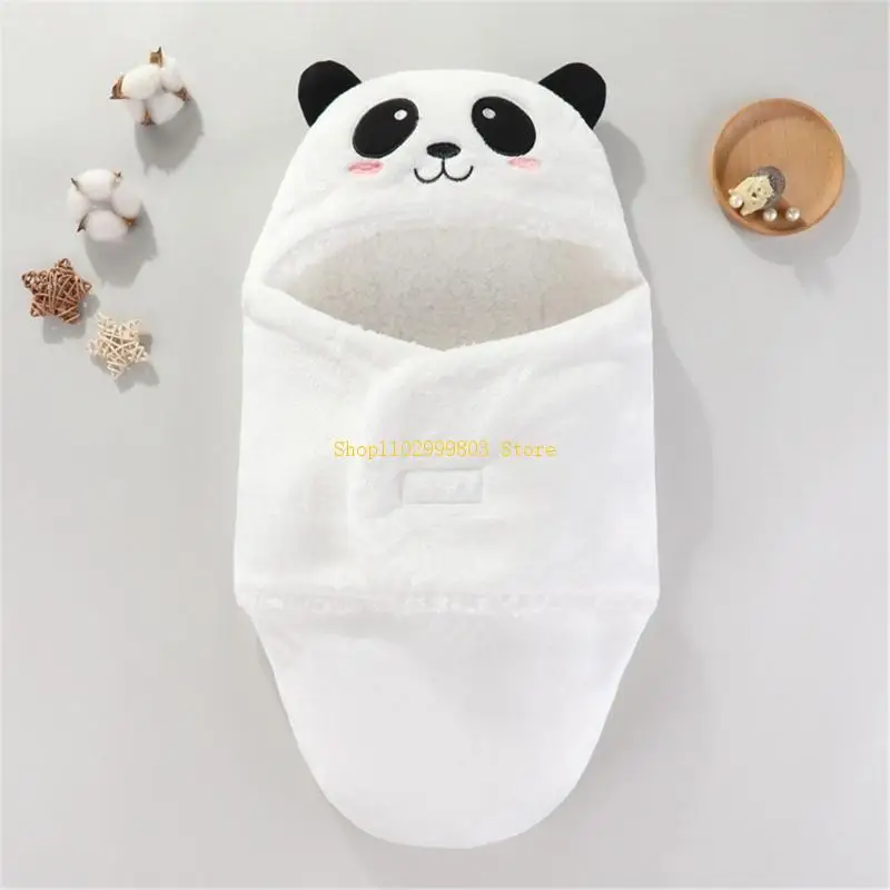 Baby Swaddles Towel Cartoon Sleeping Bag Warm Delivery Room Receiving Blankets J0MF
