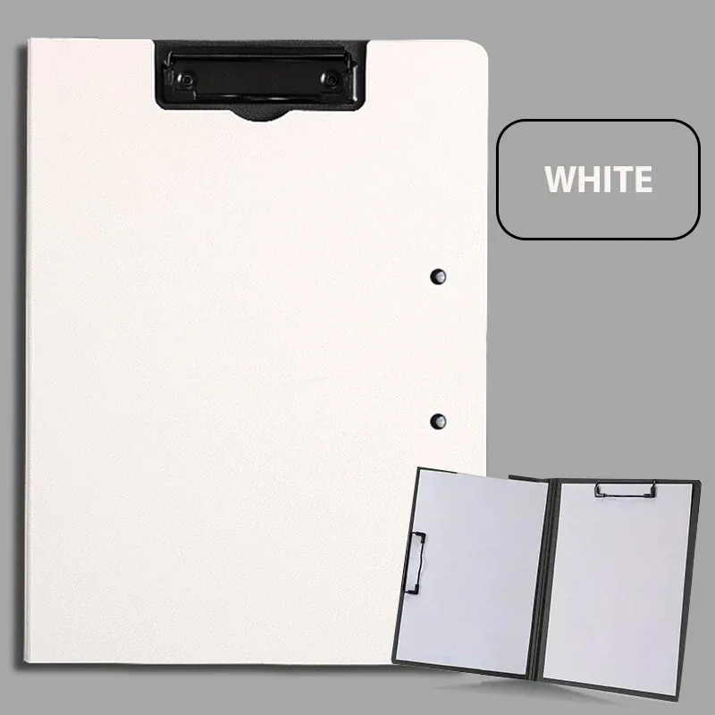 A3/A4 Profile Clipboard Double Clip Clip Board 100 Sheets Office Documents Organizer Writing Pad Paper Storage File Folders
