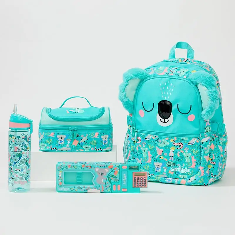 

In Stock Smiggle Animation Derivatives School Bag for Children 8-Color Ballpoint Pen Case Stationery Meal Bag Educational Gift