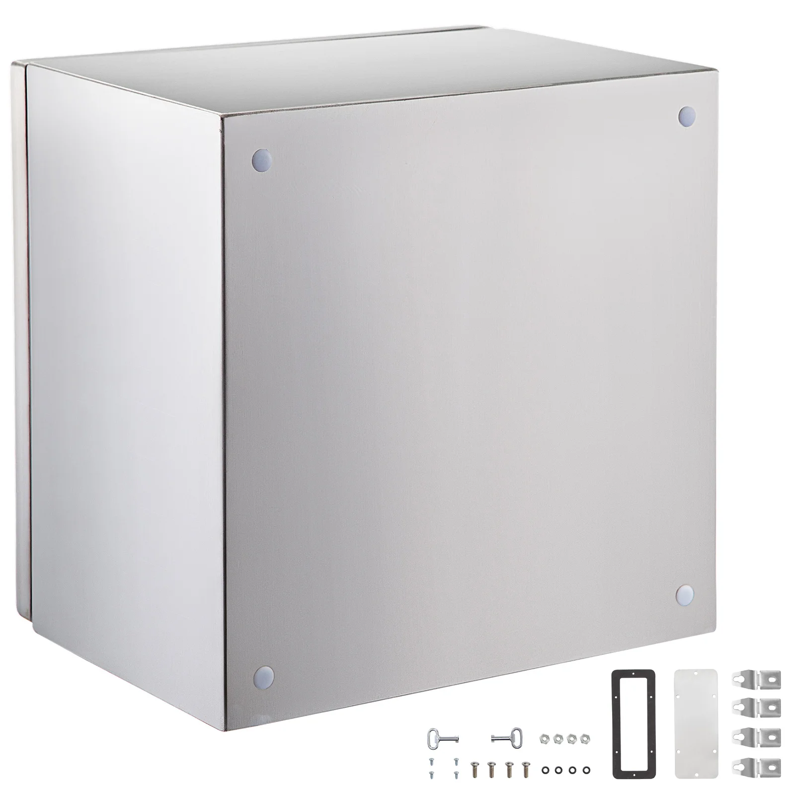 SucceBuy NEMA Stainless Steel Enclosure 300x300x200 mm IP66 Waterproof & Dustproof Electrical Junction Box with Mounting Plate