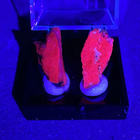 100% natural myanmar rubi minerais espécimes pedras e cristais cristal de cura + tamanho da caixa: 35*35*35mm