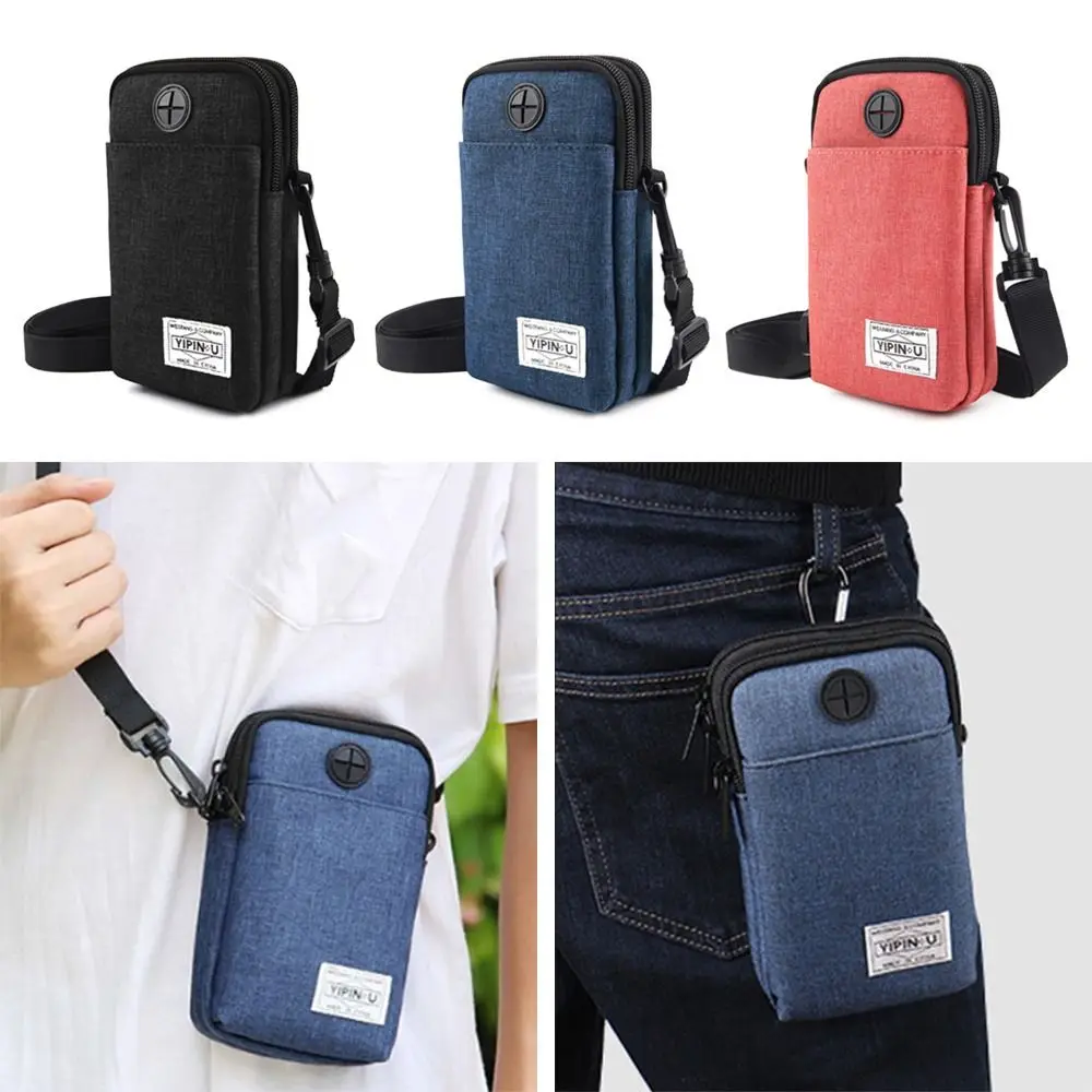 Oxford Cloth RFID Passport ID Bag Unisex Multi-Functional Waterproof Document Pouch ID Credit Card Holder Men