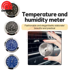 Mini-Thermometer mechanischer 37mm Auto-Temperatur messer mit doppelseitigem Aufkleber kleiner Temperatur regler keine Batterie analog