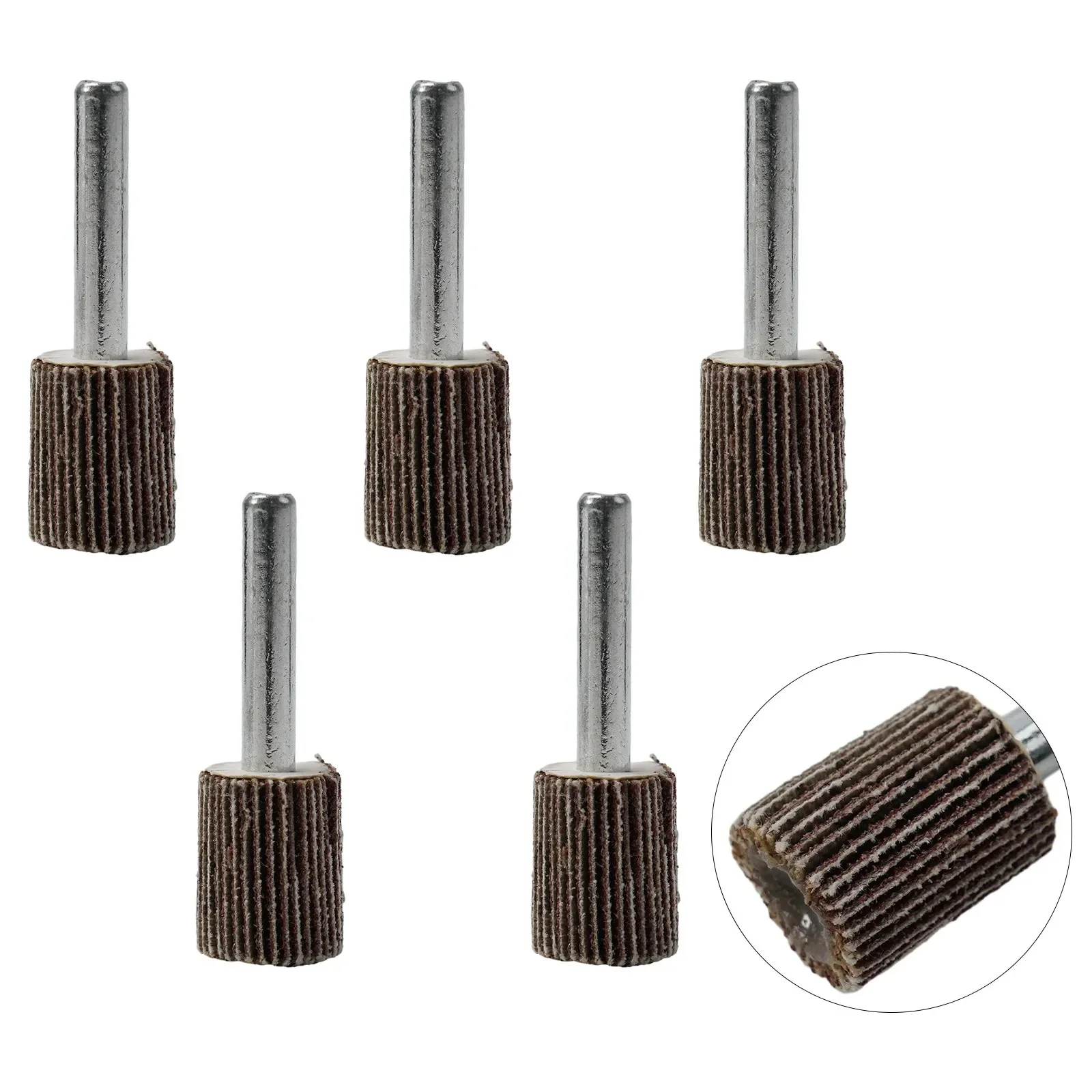 5ชิ้น16-40มม80กรวดขัดล้อขัดกระดาษทรายขัดจานเจียรขัดอุปกรณ์แกะสลัก beveling