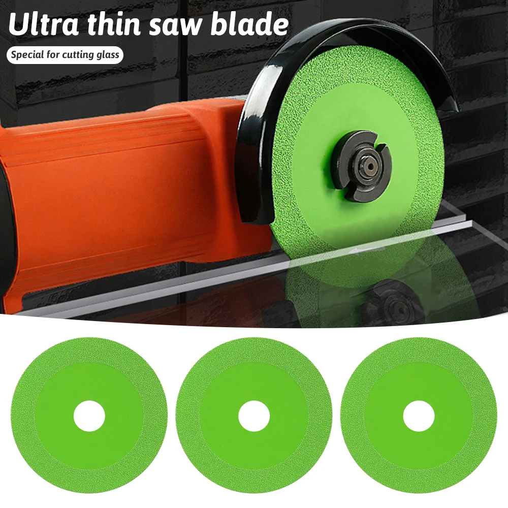 

Diamond Green Brazing Blade Ultra Thin Cutting Disc Ceramic Tile Ceramic Jade Glass Grinding Cutting Saw Blade Tool