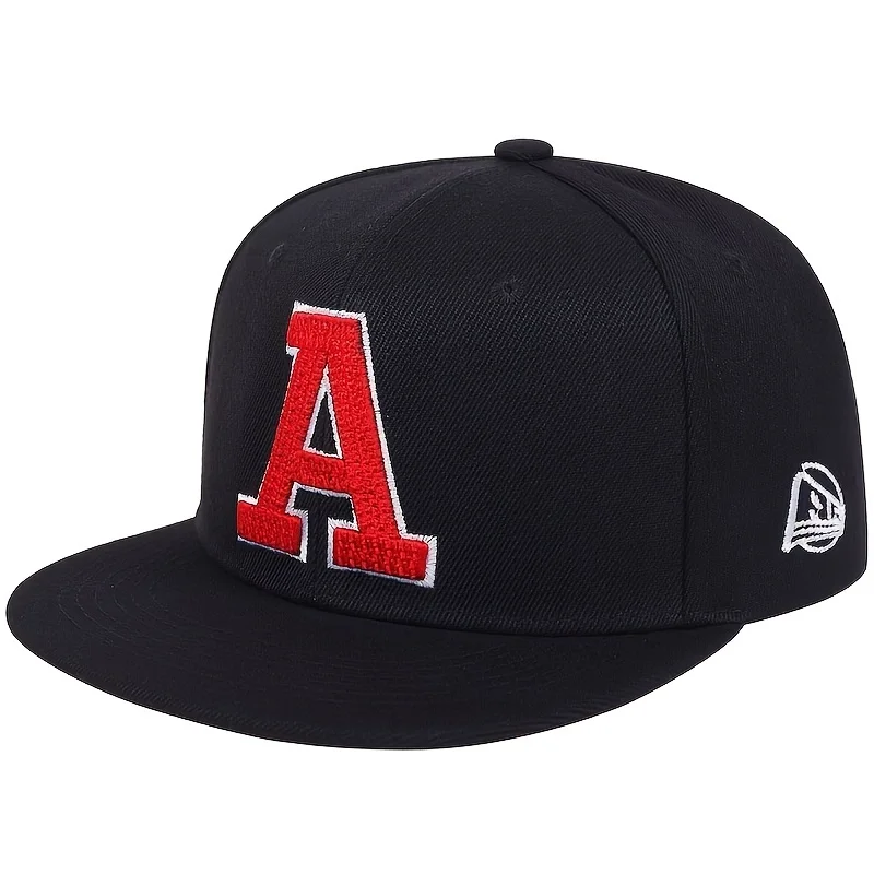 Unisex-Hip-Hop-Hüte mit Buchstaben-Stickerei, für Frühling und Herbst, für den Außenbereich, verstellbar, lässige Baseballkappen, Sonnenschutzhut – Detail 3