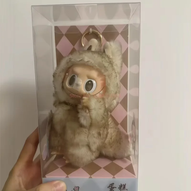 

The Mosther Labubu Change Series Cute Cake Doll Vinyl Face Blind Box Toy Girls Birthday Gift Trendy Accompanying Vigny Pendant