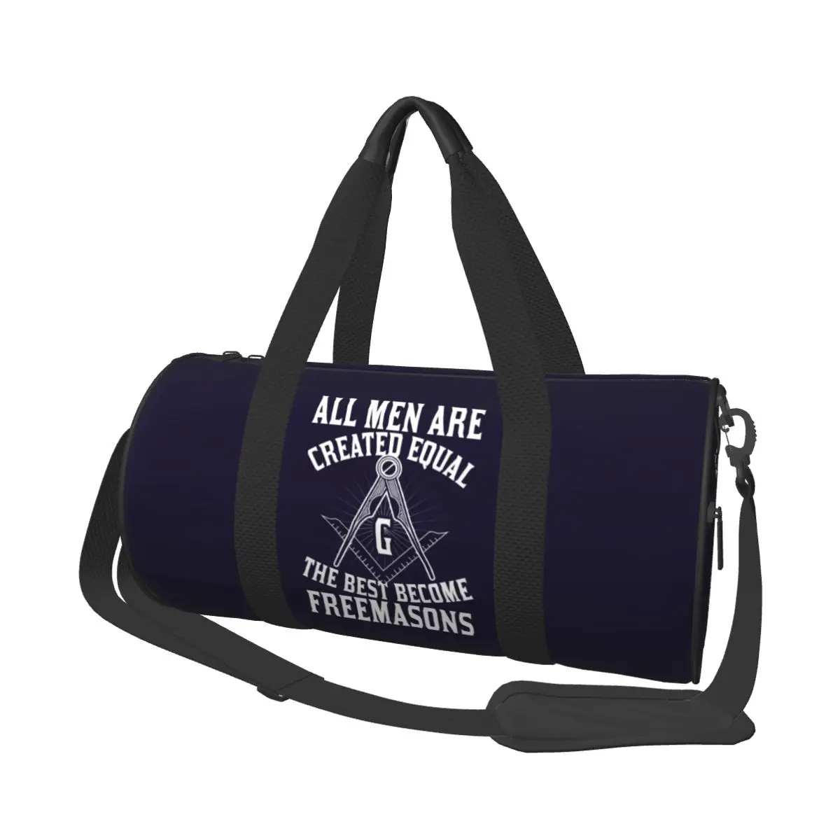 Bolsa de gimnasio con logotipo de Freemason para hombres, bolsos deportivos de entrenamiento de viaje clásicos con zapatos, bolso de Fitness, bolsos Oxford, novedad