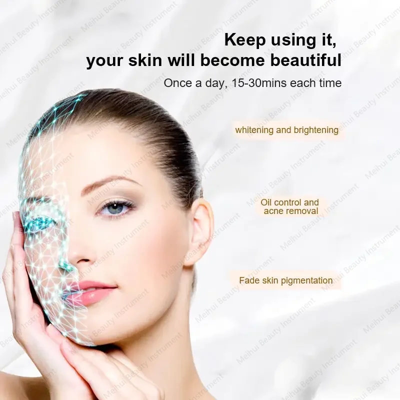 

Фотонное устройство для красоты шеи с помощью силиконового светоизлучающего диода. Устройство для фотонного омоложения эффективно уменьшает линии шеи.